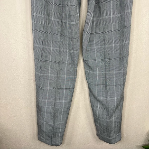 Size 3 Vintage 90’s Grey Plaid Tapered Dress Pants Tartan Extra Small Academia - Picture 9 of 9